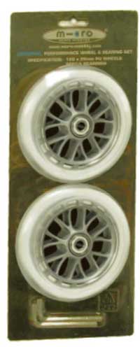 Micro Scooter 100mm Clear Wheels with bearings
