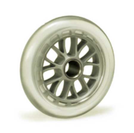 Micro Scooter 100 mm Clear Wheel with bearings.