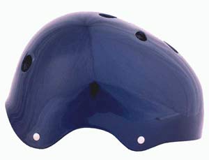 Metallic Blue Target Helmet