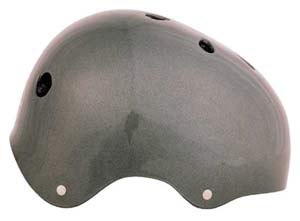Metallic Grey Target Helmet