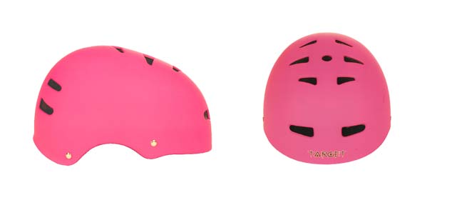 Pastel Pink Target Helmet