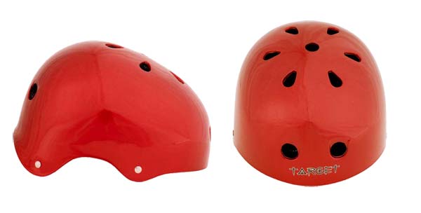 Metallic Red Target Helmet