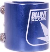 Blunt Triple Clamp - Blue