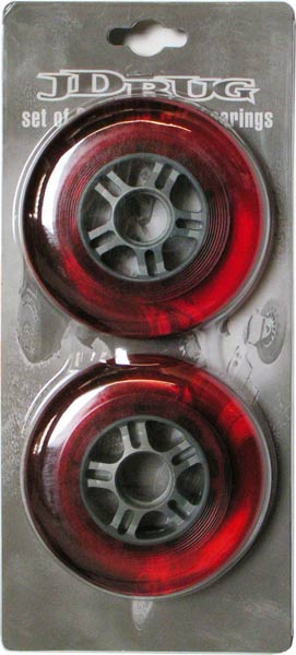 JD Bug Scooter 100mm / 86A Wheels - Red
