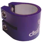 District Double Collar clamp - Purple