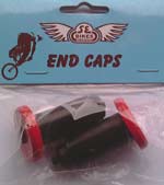 SE Racing End Caps - Red